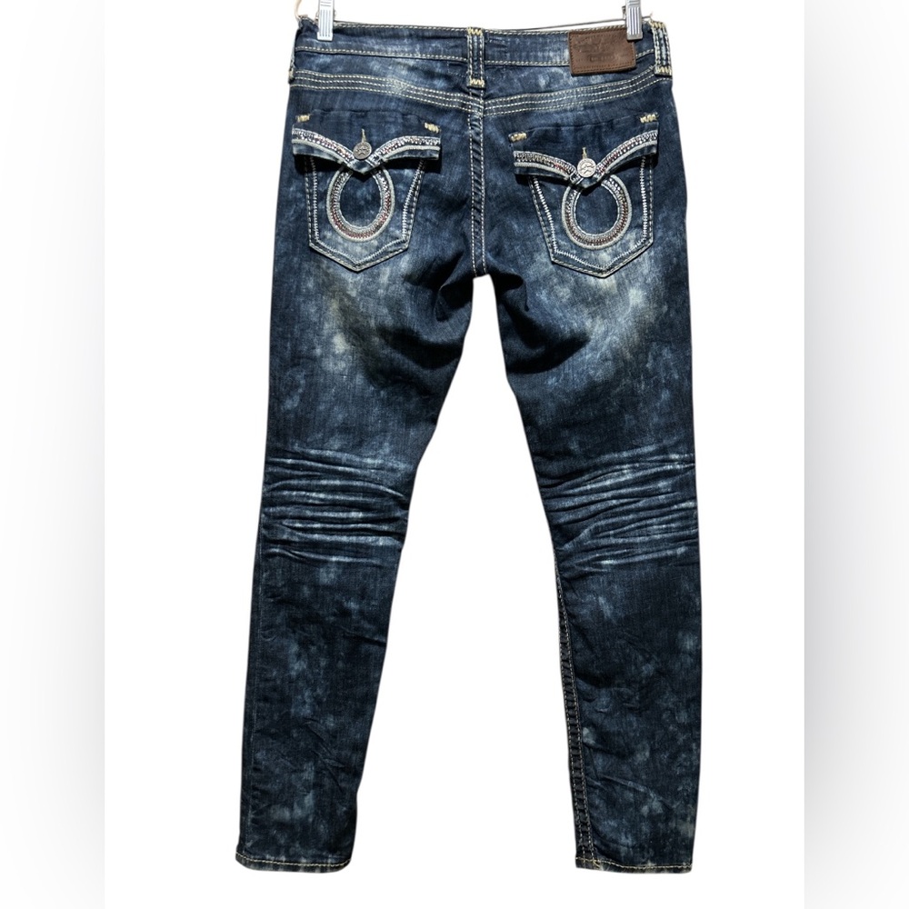 BIG STAR Sweet Skinny acid wash women’s size 30 denim jeans - Picture 3 of 8